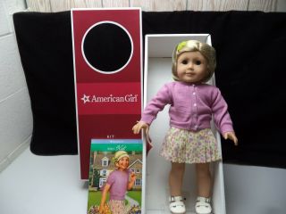 American Girl - Kit 18 " Doll With Meet Outfit Book And Box - Near