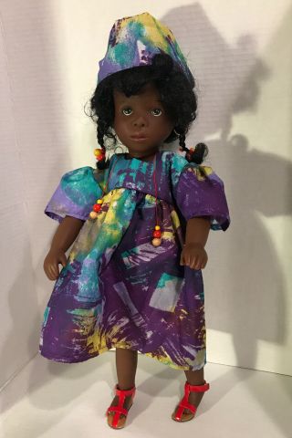 Gotz Sylvia Natterer Fanouche And Friends 17 " Joy Ethnic African American Doll