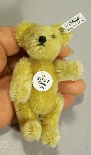 1998 Steiff Club Miniature Teddy Bear