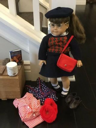 Molly Mcintire American Girl Doll Retired,  Pajama Robe Slippers Shoes Cleaner