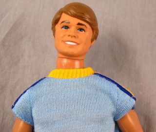 All Star Ken Doll 1981 Barbie Mattel With Box 12 " Athlete Figure