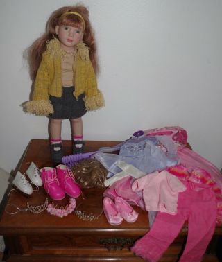 Tonner 18 " Magic Attic Club Megan Doll With 4 Outfits