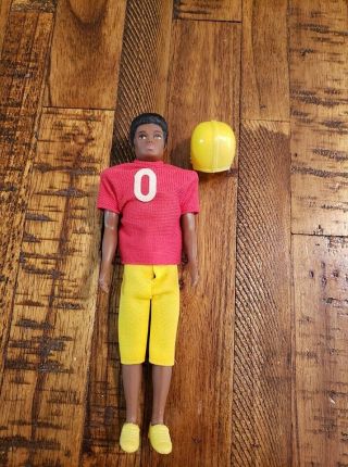 Topper Dawn Doll Van With Football Uniform Outfit Doll