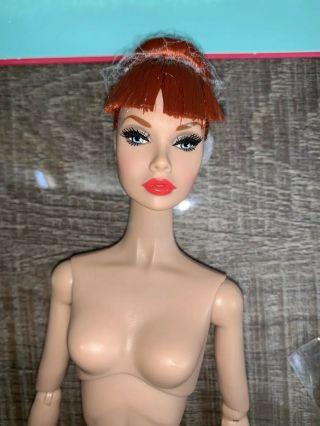 Nude Poppy Parker Looks A Plenty Red Hair W/ Heeled Feet Doll
