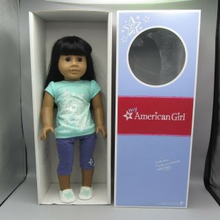 American Girl Truly Me 11 Jly 18 " Doll - Black Hair Addy Face Mold Br Eyes Read
