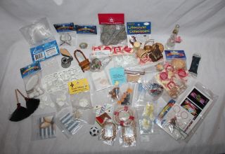 Lmas Doll House Miniatures Metal & Plastic,  Woven Baskets,  Household,  Doves,