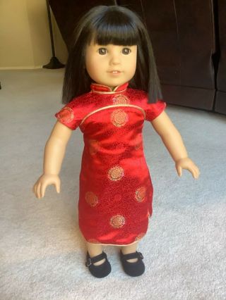 American Girl Ivy Ling Doll And Chinese Outfit