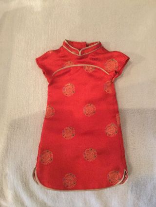 American Girl Julie Albright Friend Ivy Ling Chinese Year Red Dress Outfit