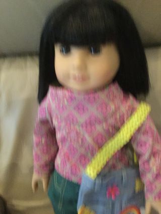 American Girl 18” Doll “Ivy Ling” Retired In 2008 With Accessories 2