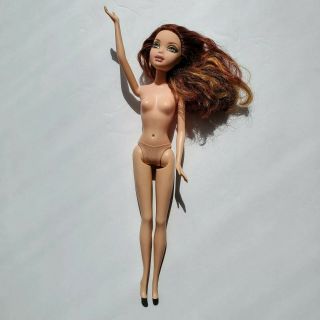 My Scene Barbie Doll Chelsea Red Hair Blond Gold Highlights Bellybutton Ring