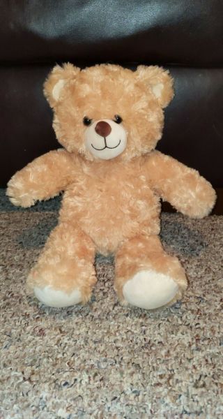 Build - A - Bear Workshop Tan Light Brown Teddy Bear Stuffed Plush Animal Toy 17 "