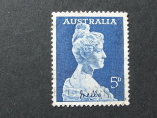Australia 1961 Dame Nellie Melba Variety Acsc 384d.  Weak Entry At Base Etc.