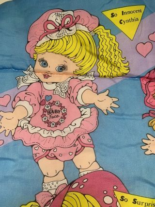 1991 Lewis Galoob Baby Face Dolls Sleeping Bag Heidi Natalie Dee Dee Suzie Sandi 2