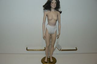 Franklin Kate Middleton Royal Engagement Nude Portrait Doll With Staining