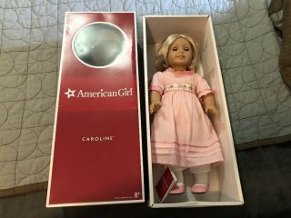 American Girl Caroline 18 " Doll & Clothes Awesome