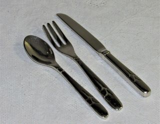 American Girl Doll Spoon Fork Knife Silverware For Kit Glassware Linens Set - Htf