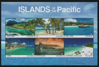 Cook Islands (2019) Islands Of The Pacific - M/s