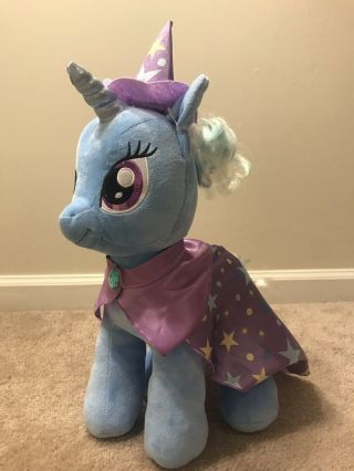 Build - A - Bear My Little Pony Unicorn Trixie With Cape And Hat Hair In Factory Tie