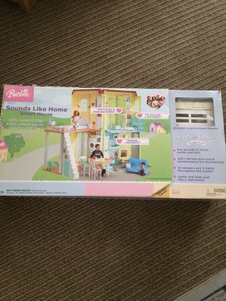 Barbie Happy Family Smart House Sounds Like Home Doll House Mattel 2004