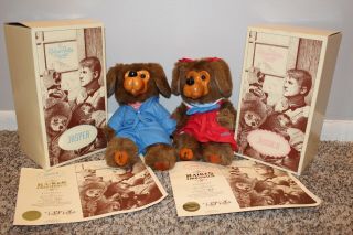 Jessica And Jasper,  Robert Raikes Wood Teddy Bears,  Certificates