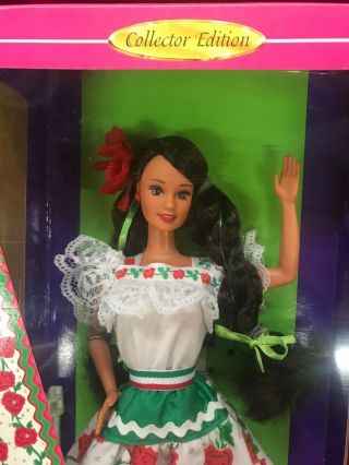 Barbie Dolls Of The World Mexican 1995 Collectors Edition