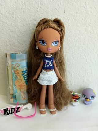 Girlz Girl Bratz Kidz (summer Vacation) Yasmin Doll Clothes Shoes Accessories