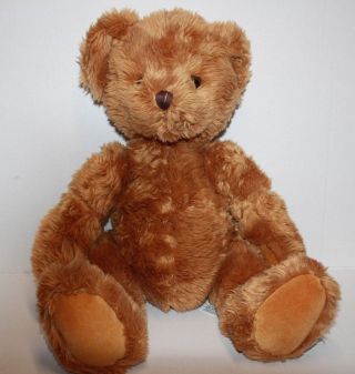 Russ Berrie Teddy Bear 17 " Ritz Camera Exclusive Brown Shaggy Plush Toy Lovey