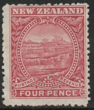 S4 Nz 1898 Pictorials 4d Terraces ;,  Lightly Hinged