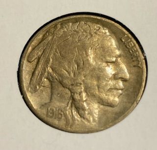1916 S Buffalo Nickel,  Xf,  Key Date,