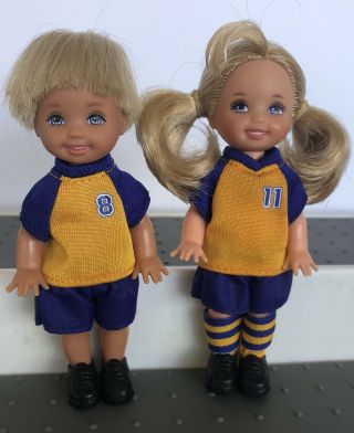 Mattel Barbie Kelly & Tommy Soccer Unboxed Target Special Edition 1999