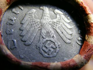 Estate Wheat Penny Roll 1943 Steel - Nazi Coin On Ends 15