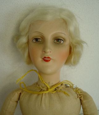 Tall Old Mannequin Doll With Porcelain Head C.  1920/30