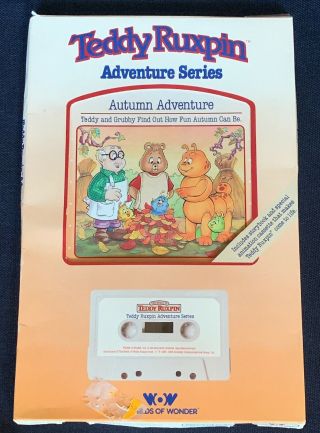 Teddy Ruxpin Autumn Adventure Book And Tape
