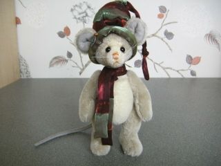 Charlie Bears Sleigh Belle Mini Mohair With Tags - Postage Uk