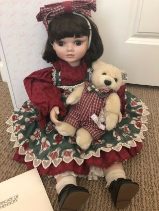 Pretty Marie Osmond I Love You Beary Much 22 " Tall Doll & Annette Funicello Bear