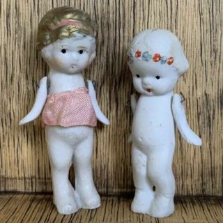 Vintage Bisque Dolls Frozen Charlotte Tiny And So Sweet Made In Japan