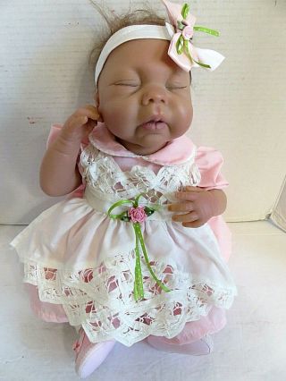 Ashton Drake Reborn Doll Baby Girl Sleeping Newborn Anatomically Correct