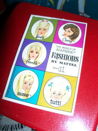 World Of Barbie Fashions Book 1 Mattel 1966 Mattel Mod