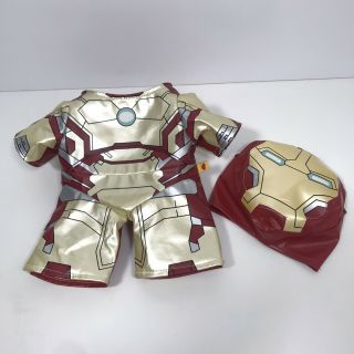 Build A Bear Clothes Marvel Iron Man 3 Costume Mask Suit Avengers Mark Xlii (42)