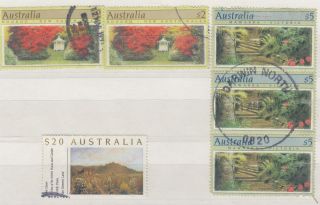 Australia 1989 Gardens Of Australia High Values $2,  $5,  $20 Vfu X9446
