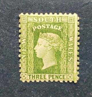 South Wales Stamp,  Scott 63 And Hinged,  Perf 12x11