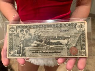 Fr.  - 224 1896 $1 Silver Certificate " Educational Note "