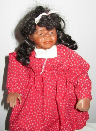Mary Van Osdell Black African American Porcelain Doll 160/2000 18 "