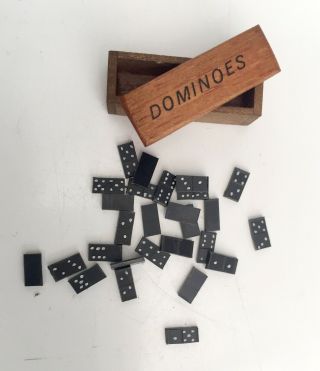 Awesome Artisan Set Of Dominos Dolls House Toys Games Dollhouse