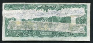 FR.  224 1896 $1 ONE DOLLAR “EDUCATIONAL” SILVER CERTIFICATE CURRENCY NOTE 2