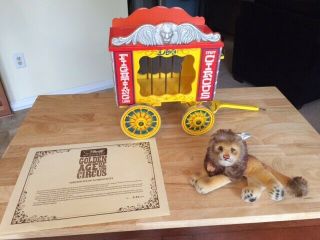 Steiff Golden Age Of The Circus Wagon Train With Leo The Lion