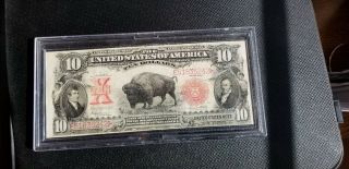 1901 $10 Bison Note Fr.  122 - Very Fine