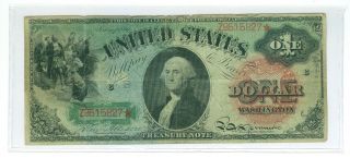 1869 $1 Rainbow United States Note Legal Tender Fr 18 Rich Color