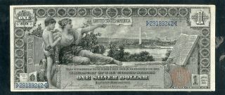 Us Paper Money 1896 $1 Education Silver Certificate Note