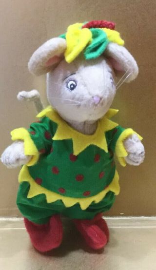 American Girl Angelina Ballerina Cousin Henry Mouse W/vest Jester Outfit & Hat